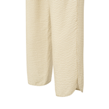 Yaya Soft Grey Dessin Printed Woven Trousers with Elastic Waistband