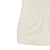 Yaya Off White Knit Rib Stitch Knitted Tanktop