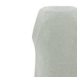 Yaya Grey Melange Knitted Tanktop with High Neckline