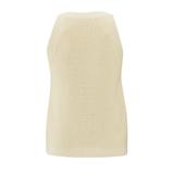 Yaya Summer Sand Knitted Tanktop High Neckline