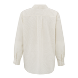Yaya Phanton Dessin Flowy Pinstripe Shirt