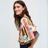 Aldo Martins Faye V-Neck Flowing Printed Top