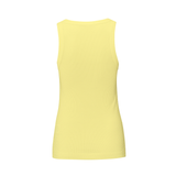 Yaya Lemon Grass Yellow Singlet with Rib Edge