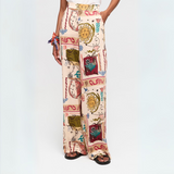 Aldo Martins Kala Printed Loose-Fit Pants