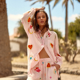 La Petite Etoile Clemmy Rose & Ecru Blouse