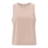 Yaya Soft Mauve Pink Woven Sleeveless Top