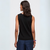 Aldo Martins Oki Black Abstract Printed Sleeveless Top