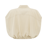 Yaya Summer Sand Sleeveless Blouse with Elastic Waistband