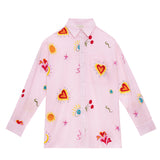 La Petite Etoile Clemmy Rose & Ecru Blouse