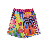 La Petite Etoile Sanae Carre Print Shorts
