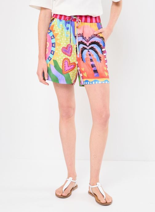 La Petite Etoile Sanae Carre Print Shorts