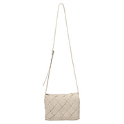 YAYA Bone White Braided Crossbody Bag