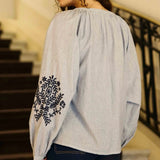 La Petite Etoile Blena Bleu Blouse