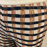 Aldo Martins Dori Teja Plaid Long Pants with Elastic Waistband