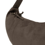 YAYA Brown Cross Body Bag Jane Suedine Solid Colour