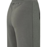 YAYA Dark Night Grey Ribbed Wide Leg Trousers With Flatlocks
