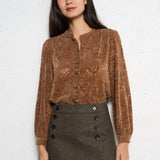 La Petit Étoile Bolentia Camel Blouse