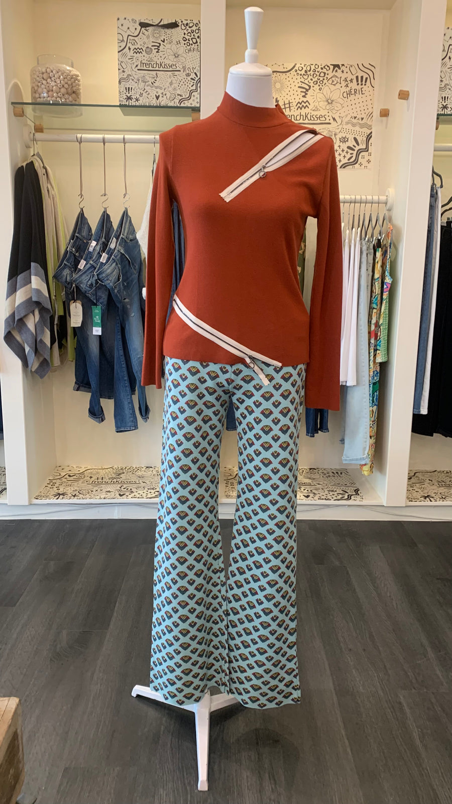 Aldo Martins Teja Erebus Sweater with Abstract Zip Details