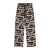 Le Temps Des Cerises Printed Black Lomy Loose Fit Pants