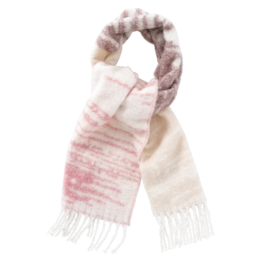 YAYA Textured Scarf in Peyote Beige