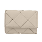 YAYA Bone White Braided Wallet