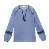 La Petite Etoile Bronnie Chambray Blouse