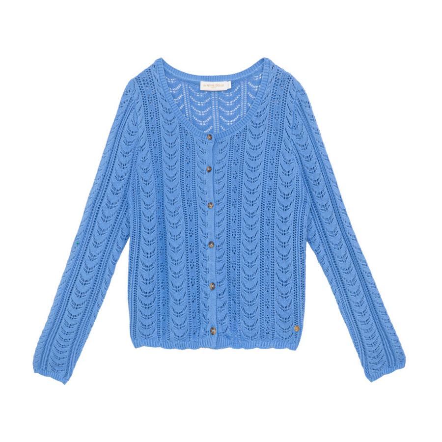 La Petite Etoile Maelys Bleu Pullover