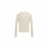 YAYA Slate Grey Melange Jersey Cardigan With Small Buttons