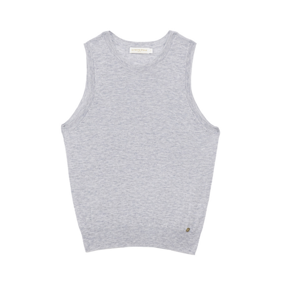 La Petite Etoile Marley Gris Chine Pullover Vest