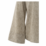 YAYA Greyish Brown Dessin Printed Boyfriend Shirt With B