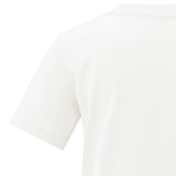 YAYA Early Frost White T-Shirt With Knitted Neckline