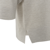 Yaya Milk Brown Oversized Fine Knit T-Shirts