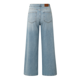 Yaya Light Blue Denim Pant's with Pleats L30