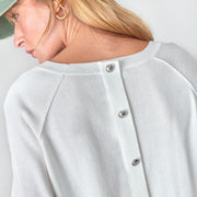 Le Temps Des Cerises Sumac White Pullover