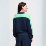 Aldo Martins Contrast Marino Kos Button-Up Cardigan with Pockets