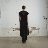 Sita Murt Long Black Belted Vest