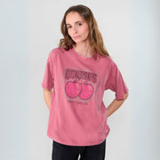 Le Temps Des Cerises Vieux Rose Printed T-Shirt