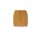 Spell Coastal Granny Mini Skirt in Mustard