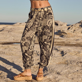 Spell Volcano Goddess Harem Pant in Liqourice