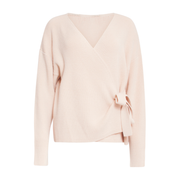 Smashed Lemon Sand Side-Tie Cardigan