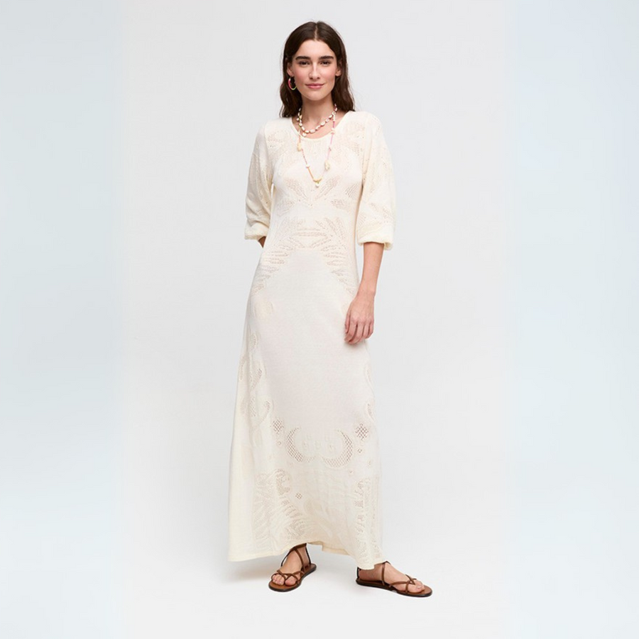 Aldo Martins Vanier Long Dress in Crudo