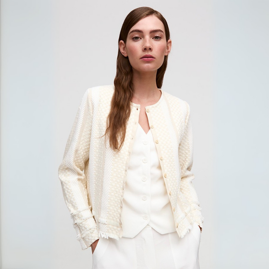 Aldo Martins Crudo Viti Knitted Button Up Jacket