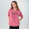 Le Temps Des Cerises Vieux Rose Printed T-Shirt