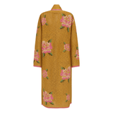 Spell Coastal Granny Maxi Cardigan in Mustard