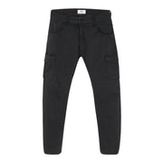 Le Temps Des Cerises Rivera Black Cargo Pants with Pockets