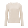 Yaya Off White Knitted Top with Button Details