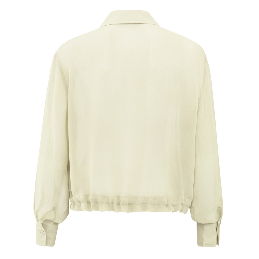 Yaya Summer Sand Blouse Jacket with Zipper