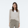 Andam Beige Loose Knit Jersey