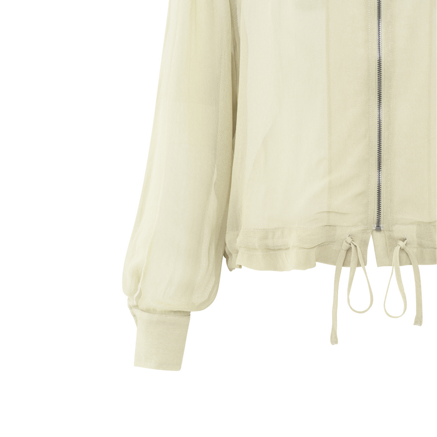 Yaya Summer Sand Blouse Jacket with Zipper
