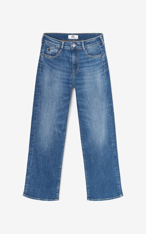 Le Temps Des Cerises Pulp High Bas Wide Leg Blue Jeans